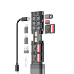 9-in-1 USB Type-C Multifunctional Data Cable | Card Reader, Micro-SD, High-Speed Adapter