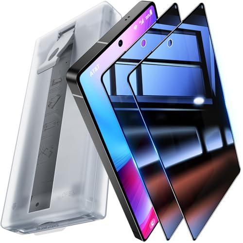 Samsung Galaxy S25 Ultra Anti-Spy Sichtschutzfolie (2er Pack): Automatische Staubentfernung