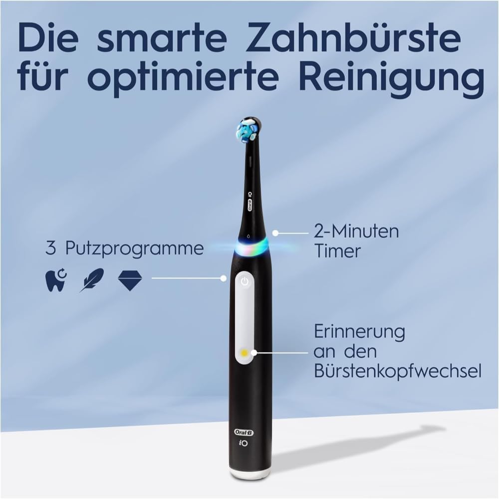 Oral-B iO Series 3-DUO: Electric toothbrush with 3 brushing modes for dental care