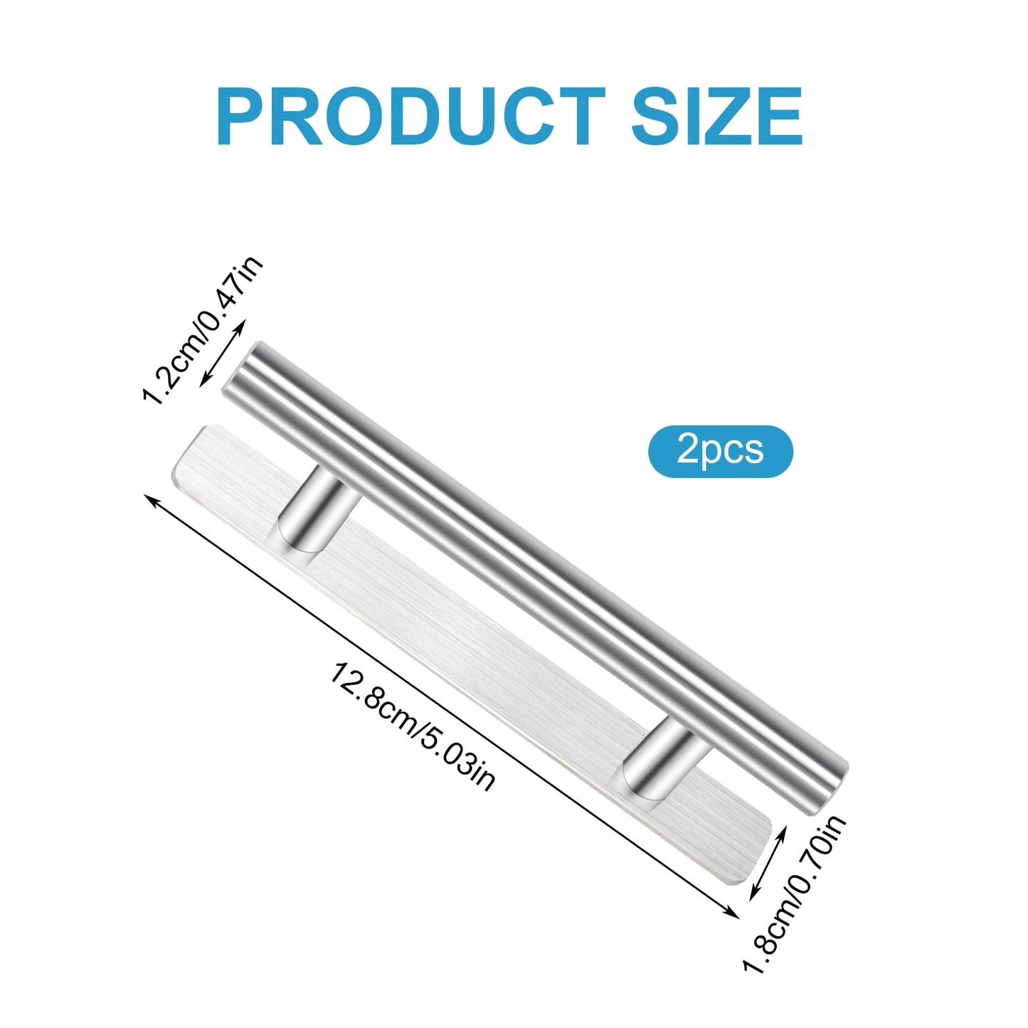 AOROPS Self-adhesive Door Handles | Stylish & practical solution without drilling
