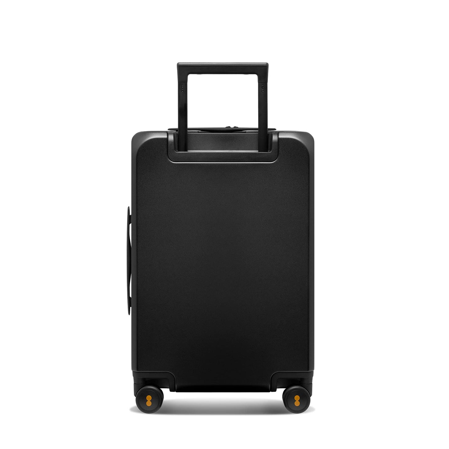 LEVEL8 hard-shell travel suitcase with USB & front laptop compartment: TSA lock (black)
