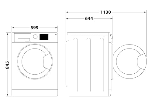 Bauknecht (B6R 88 SILENCE DE) washing machine (8kg) including steam function: Supreme Silence, ZEN motor