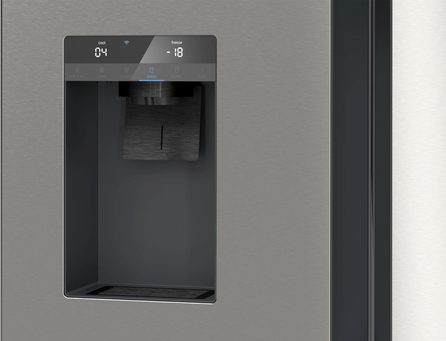SIEMENS (KF96IAPEA) iQ500 NoFrost Smarter French-Door Kühlschrank: Eis- und Wasserspender, Anti-Fingerprint