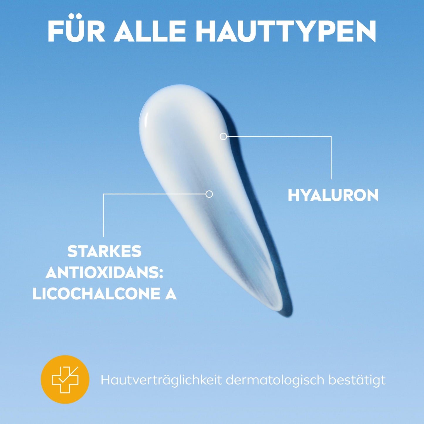 NIVEA SUN 2-in-1 Primer Daily UV-Serum LSF 50+ | Parfümfrei mit Hyaluron und Antioxidans (30ml)