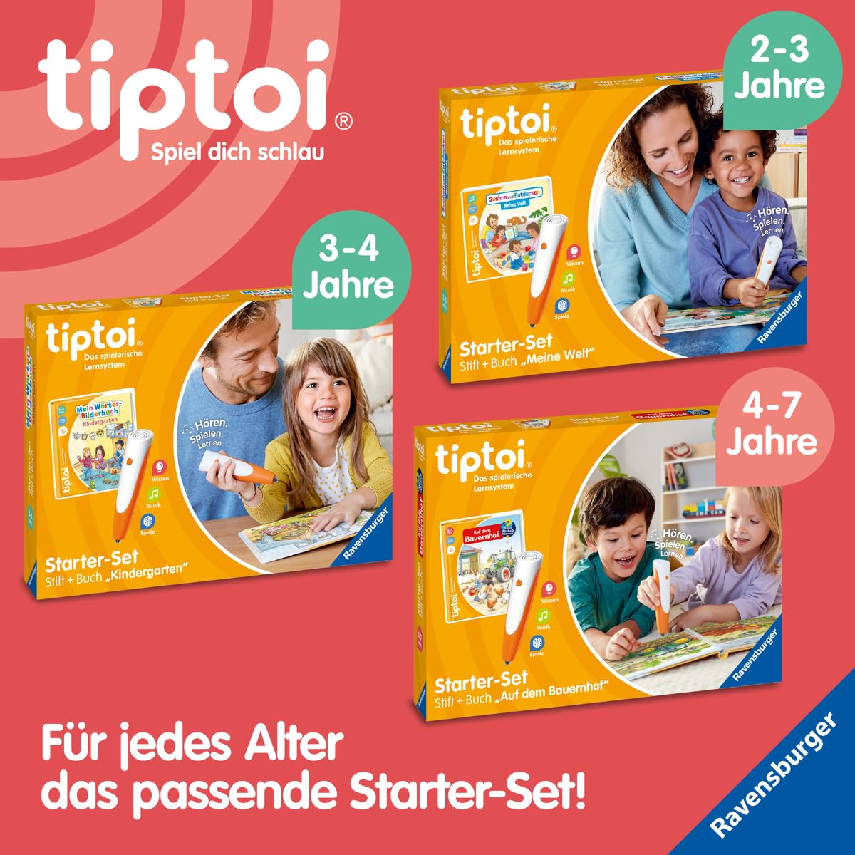 Ravensburger - tiptoi® Kennst du diese Tiergeräusche? | Pappbilderbuch