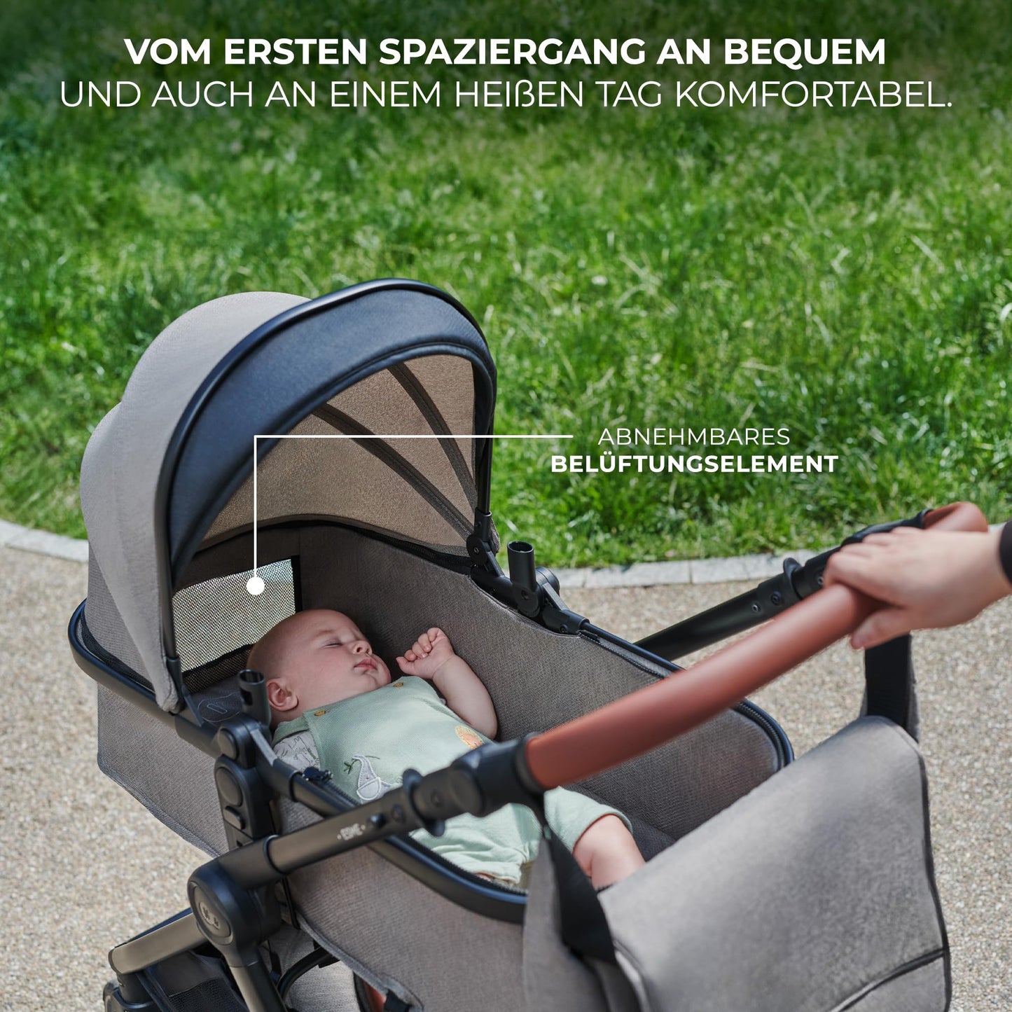 Kinderkraft ESME 3-in-1 Multifunktionskinderwagen: Babywanne, Sportwagen, Maxi-Cosi