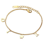 Vintage Stainless Steel Luxury Star Pendant Bracelet for Women | Jewelry, Gift