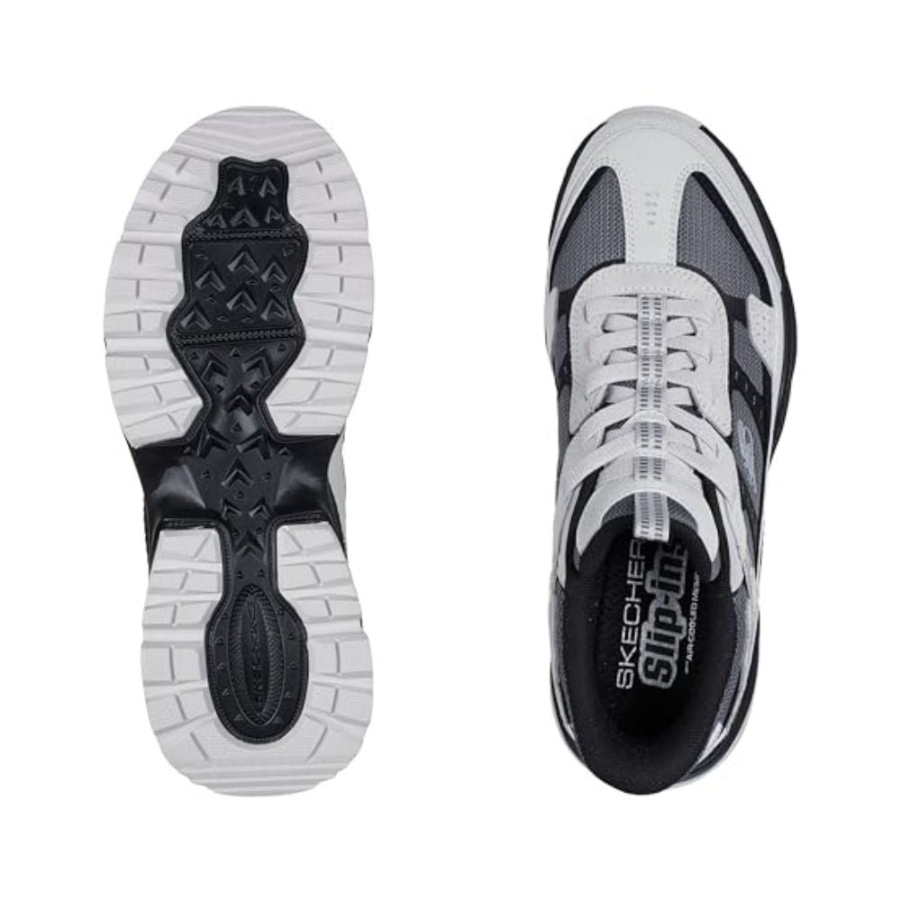 Skechers 'Vigor AT' Slip-Ins Men's Sneaker: Grey textile-synthetic