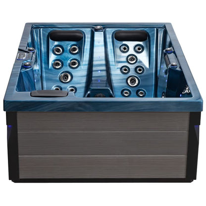 AWT AQART SPA IN-405 Eco Outdoor Whirlpool: 37 Jets, Colored Light &amp; Ozone (Oceanwave)