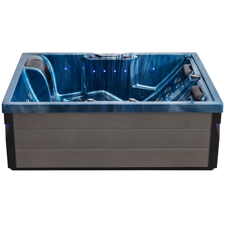 AWT AQART SPA IN-405 Eco Outdoor Whirlpool: 37 Jets, Colored Light &amp; Ozone (Oceanwave)
