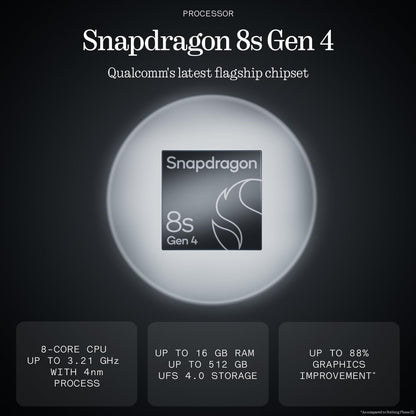 Nothing Phone (3) – Smartphone with 50 MP triple camera, 24h silicon-carbon battery, 6.67" 120Hz AMOLED display, Glyph Matrix, 16GB + 512GB – White