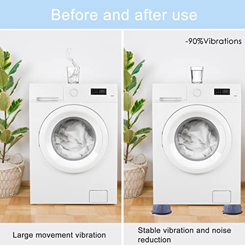 Nutabevr Universal Waschmaschine-Antivibrationsfüße (4 Stück): Schwingungsdämpfer