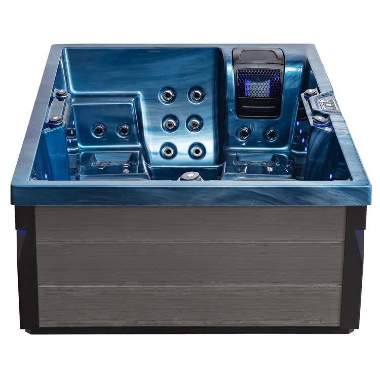 AWT AQART SPA IN-405 Eco Outdoor Whirlpool: 37 Jets, Colored Light &amp; Ozone (Oceanwave)