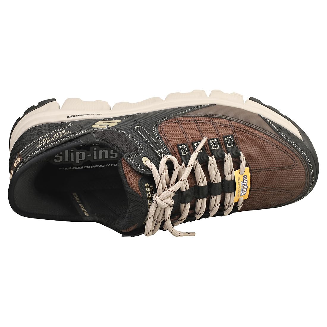 Skechers Slip-Ins Summits Men's Sneakers: Brown Synthetic Mesh
