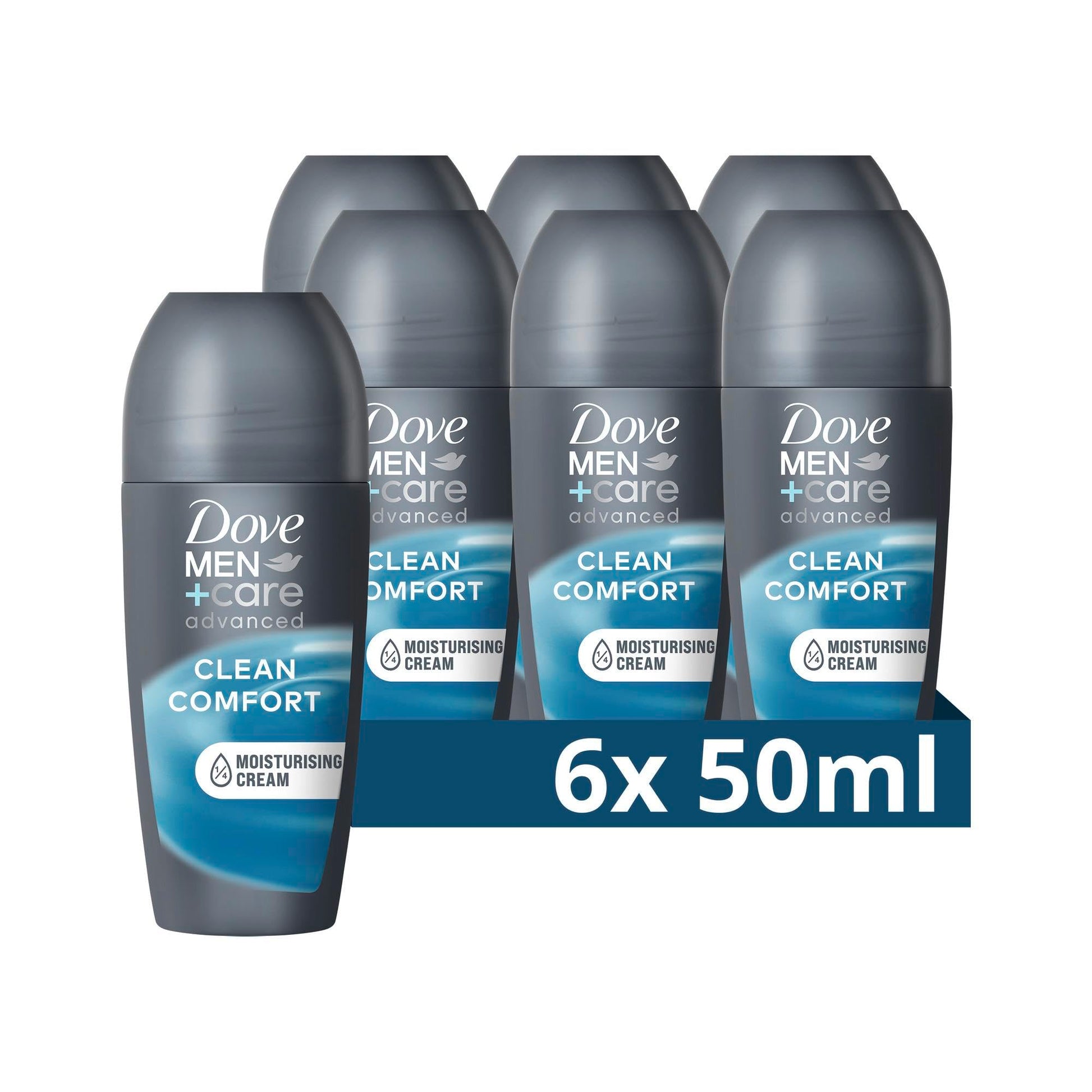 Dove MEN+care advanced 'Clean Comfort' Anti Transpirant Roll-On (6x50ml)