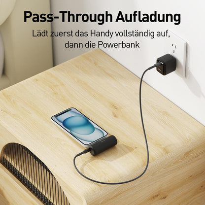 iWALK Mini Power Bank (4500mAh) with USB-C port: Compatible with iOS &amp; Android devices