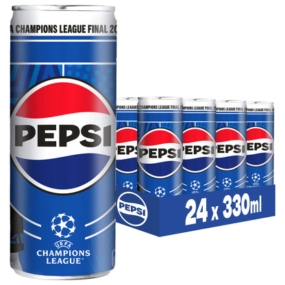 PEPSI COLA - The Original (24x 0.33l): Caffeinated cola in a disposable can