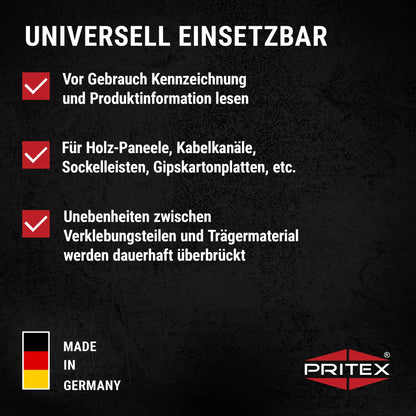 PRITEX Profi Montagekleber (10x 300ml): Haftstarker Universalkleber für Innen