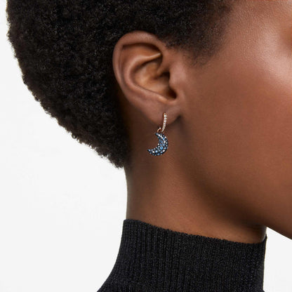 Swarovski 'Sublima' Luna Drop earrings with moon motif and radiant Swarovski crystals