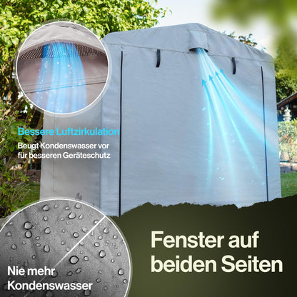 Silbergard Fahrradgarage mit extra Tiefe für E-Bikes: Wetterfest & Reißfest