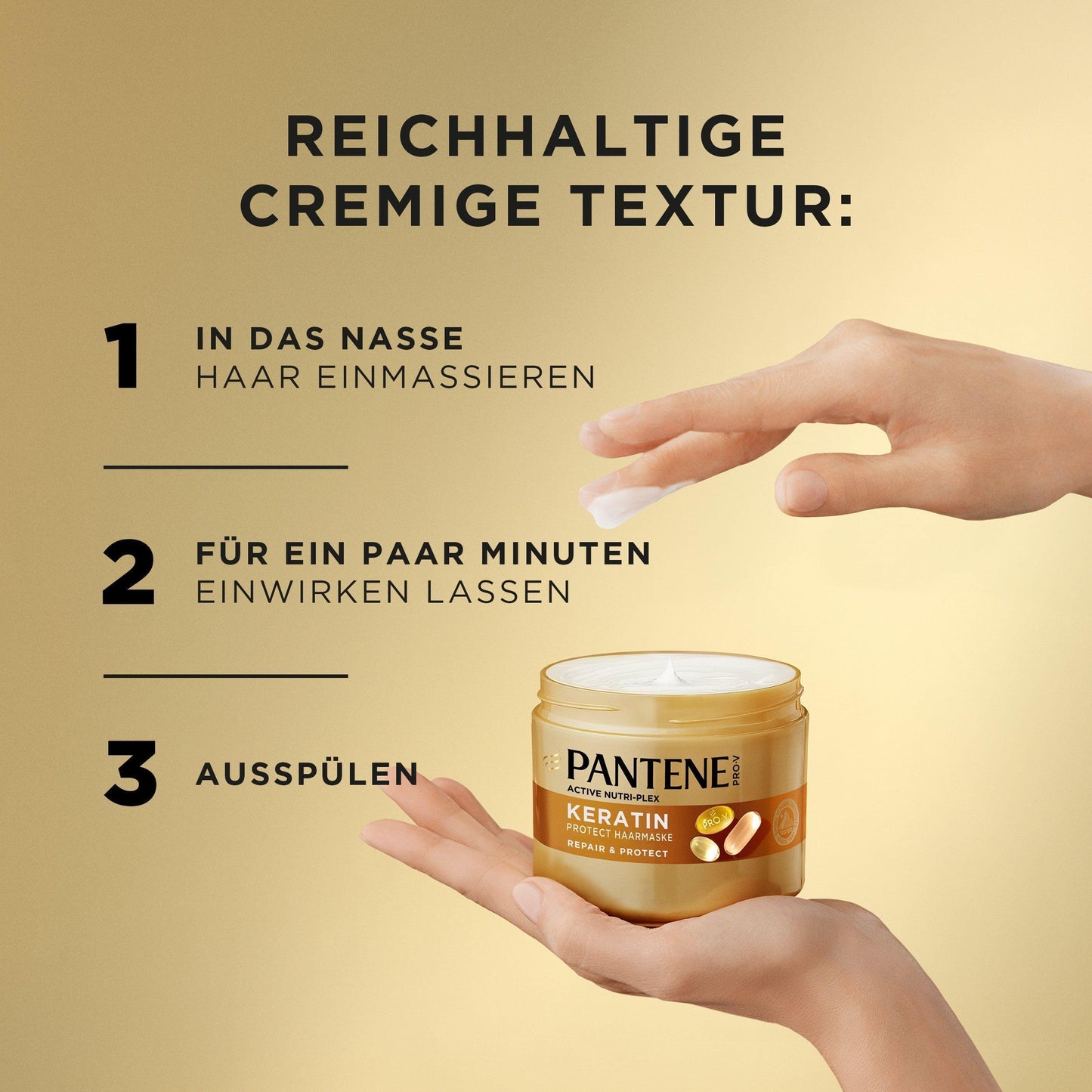 Pantene Pro-V XL Repair &amp; Care Keratin Protect Hair Mask (500ml) with Pro-V Formula &amp; Active Nutri-Plex