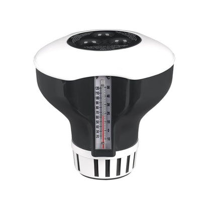 Carrie Box Dosierschwimmer inkl. Thermometer: Chlordosierer, Einstellbar, 20 bis 200g
