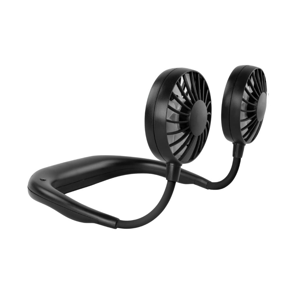 BOSONER Mini-Nackenventilator (2000mAh) mit USB, 360° Luftstrom, Leise
