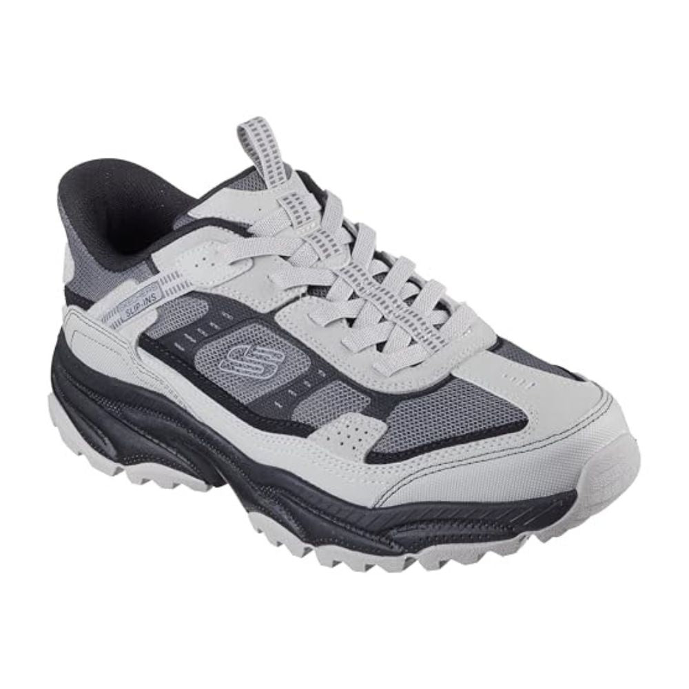Skechers 'Vigor AT' Slip-Ins Men's Sneaker: Grey textile-synthetic