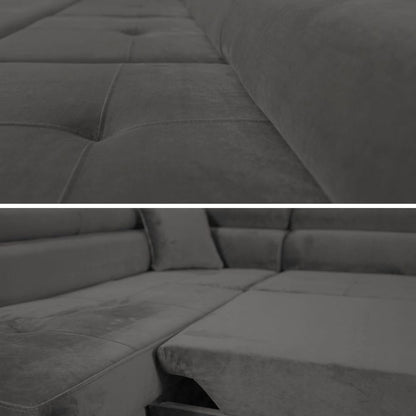 Premium 3-seater corner sofa with sleeping function 'Big PASTI U-shape' and bed box
