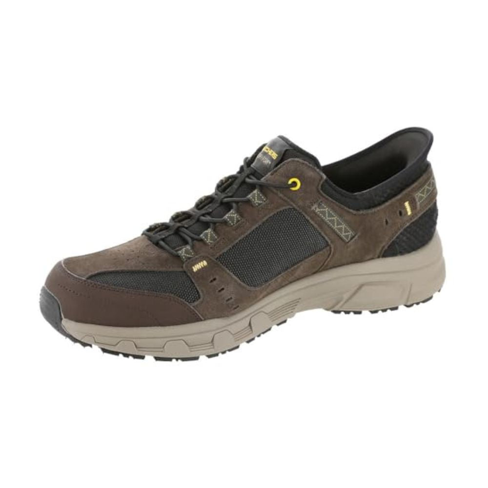 Skechers 'Oak Canyon Consistent Winner' Slip-Ins Herren Sneaker (Braun)
