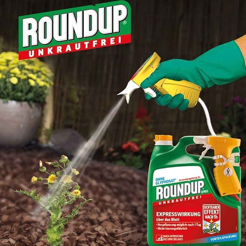 Roundup Unkrautfrei Express (5 Liter): Nachfüll-Kanister, Fertigmischung