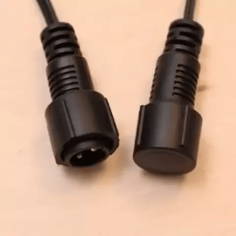 Outdoor Lichterkette mit G40 LED-Glühbirnen | Wasserdichte Außenbeleuchtung - Preview GIF